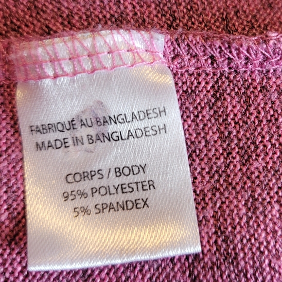 ⏰️3/$10 L/G Solt pink long sleeves shirt with buttons line. - Picture 7 of 9